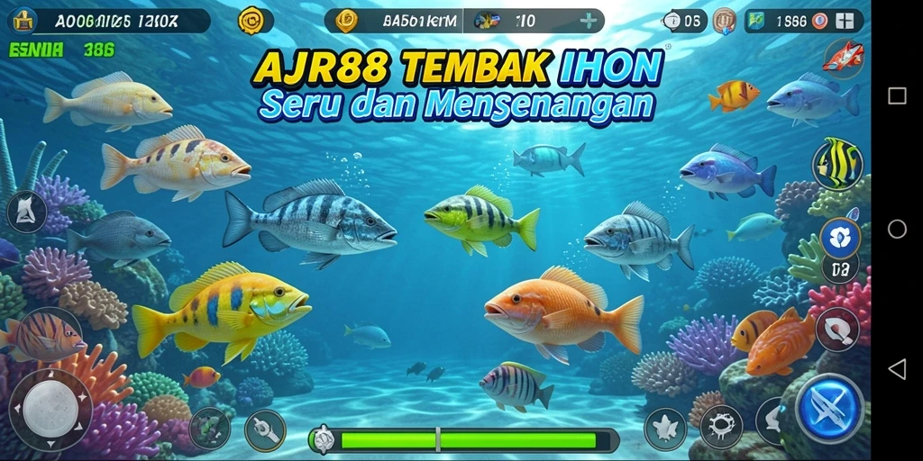 Gameplay Tembak Ikan yang seru dan memikat.