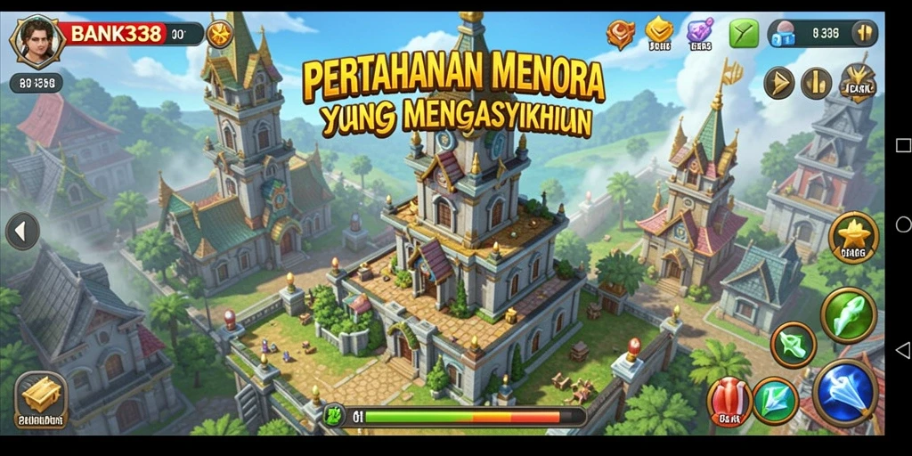 Gameplay seru Tower Defense dalam BANK338.