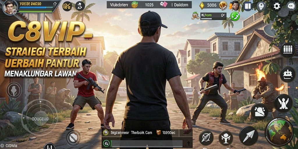Gameplay seru C8VIP yang menguji strategi dan taktik pemain.