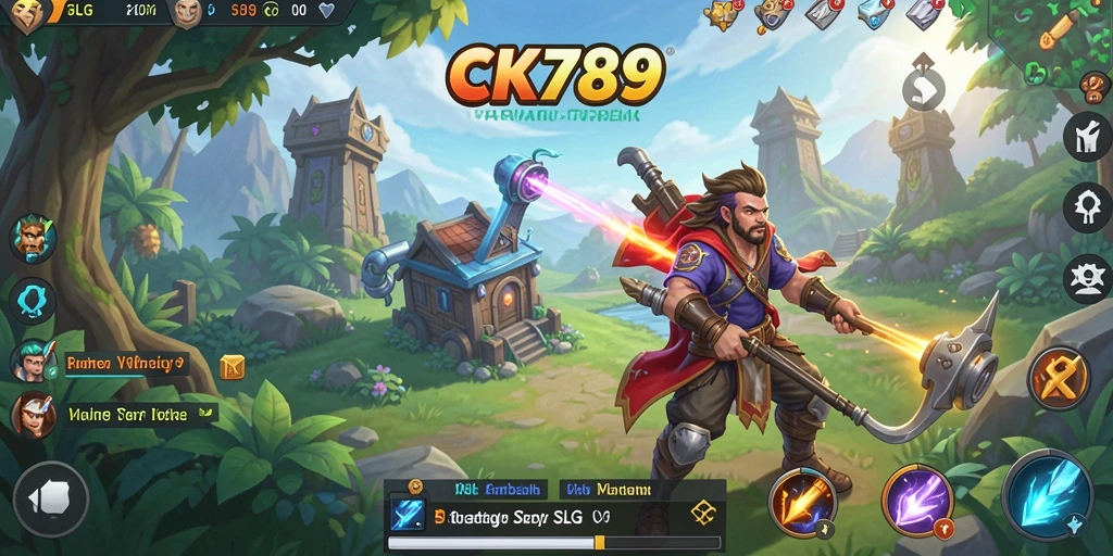 Tampilan gameplay seru dan strategis dari CK789.