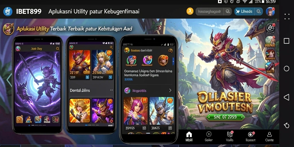 Tampilan antarmuka pengguna aplikasi utility yang intuitif.