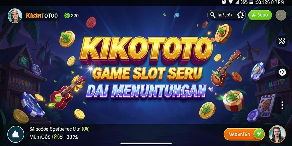 Tampilan gameplay Slot KIKOTOTO yang memukau dan mengasyikkan.
