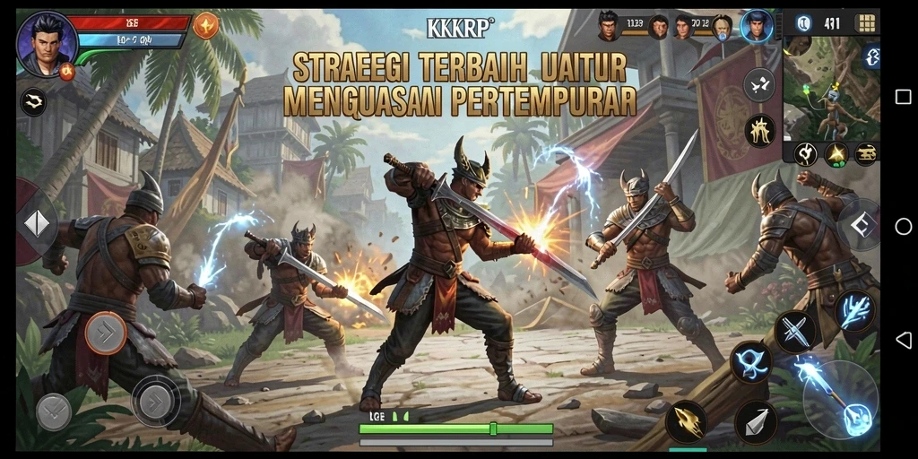 Gameplay KKRP menampilkan aksi pertempuran strategis yang mendebarkan.
