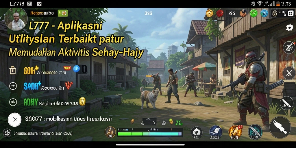 Tampilan antarmuka L777 yang user-friendly dan fungsional.