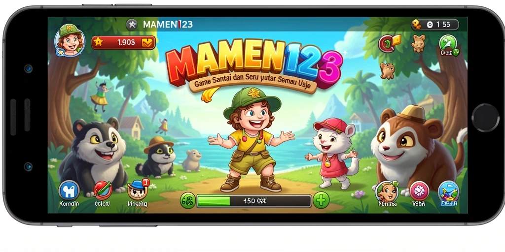 Gameplay seru MAMEN123 dengan tantangan menarik.