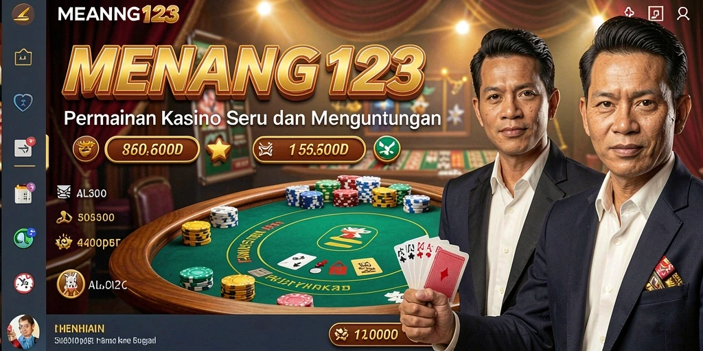 Tampilan menarik dari gameplay Kasino di MENANG123.