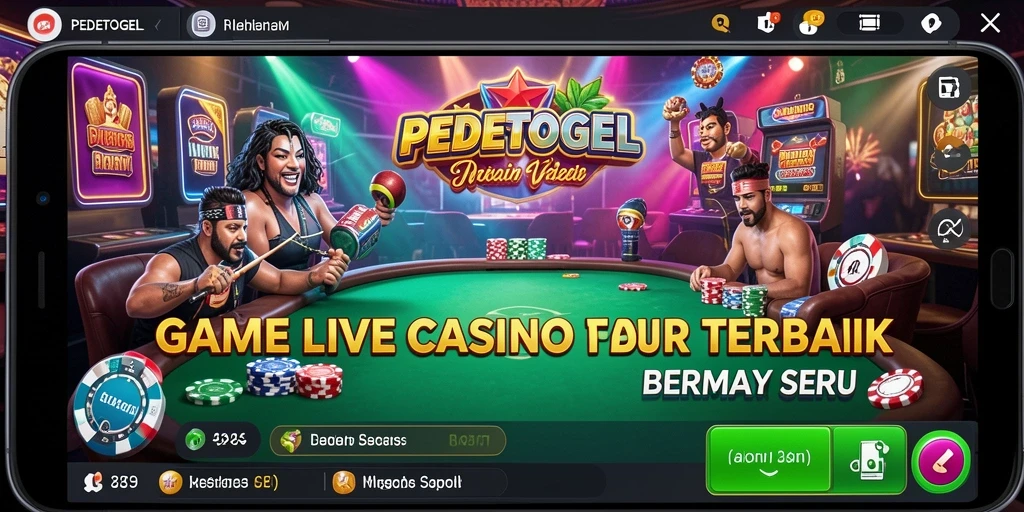 Gameplay menarik PEDETOGEL dengan dealer langsung.