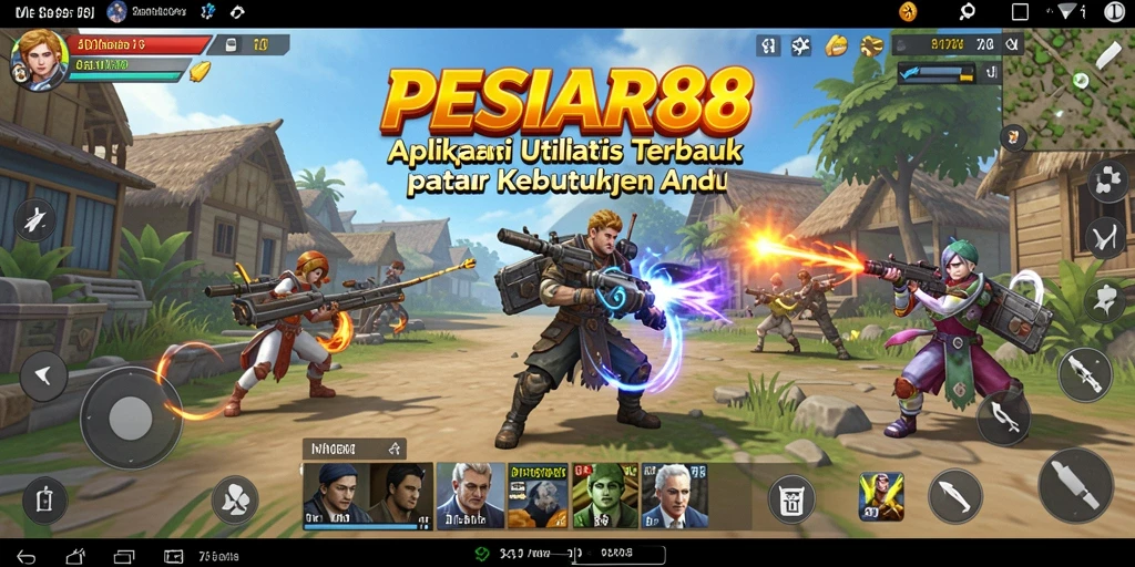 Screenshot utama PESIAR88 menampilkan antarmuka pengguna yang intuitif dan fitur canggih.