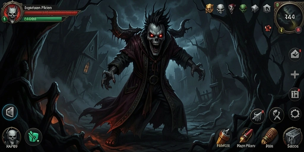 Gameplay menegangkan dalam suasana yang mencekam dan menyeramkan.