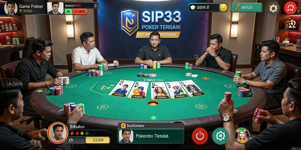 Gameplay SIP33 yang seru dan menarik dalam permainan Poker.