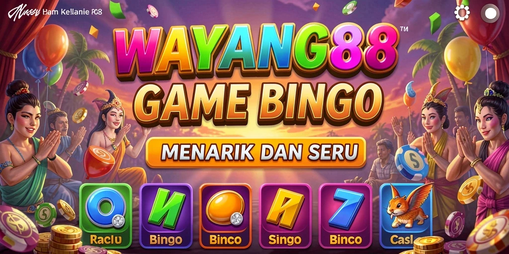 Tampilan gameplay Bingo yang seru dan menarik di WAYANG88.