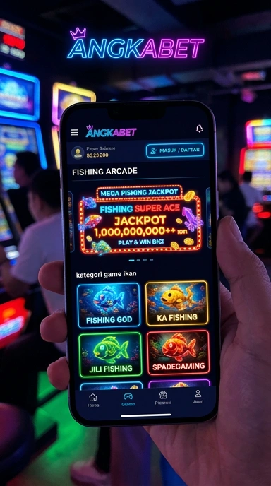 Tampilan antarmuka pengguna angkabet yang sederhana.